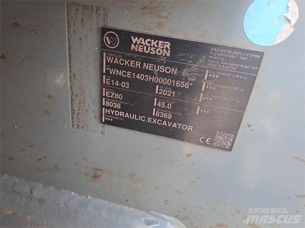 Wacker Neuson EZ80 Vikšriniai ekskavatoriai