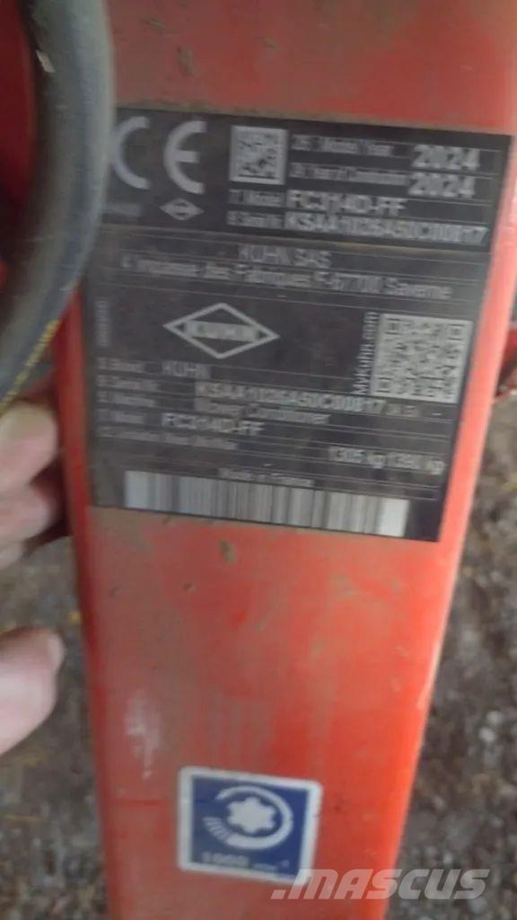 Kuhn FC 314 D FF Montuojamos ir prikabinamos šienapjovės