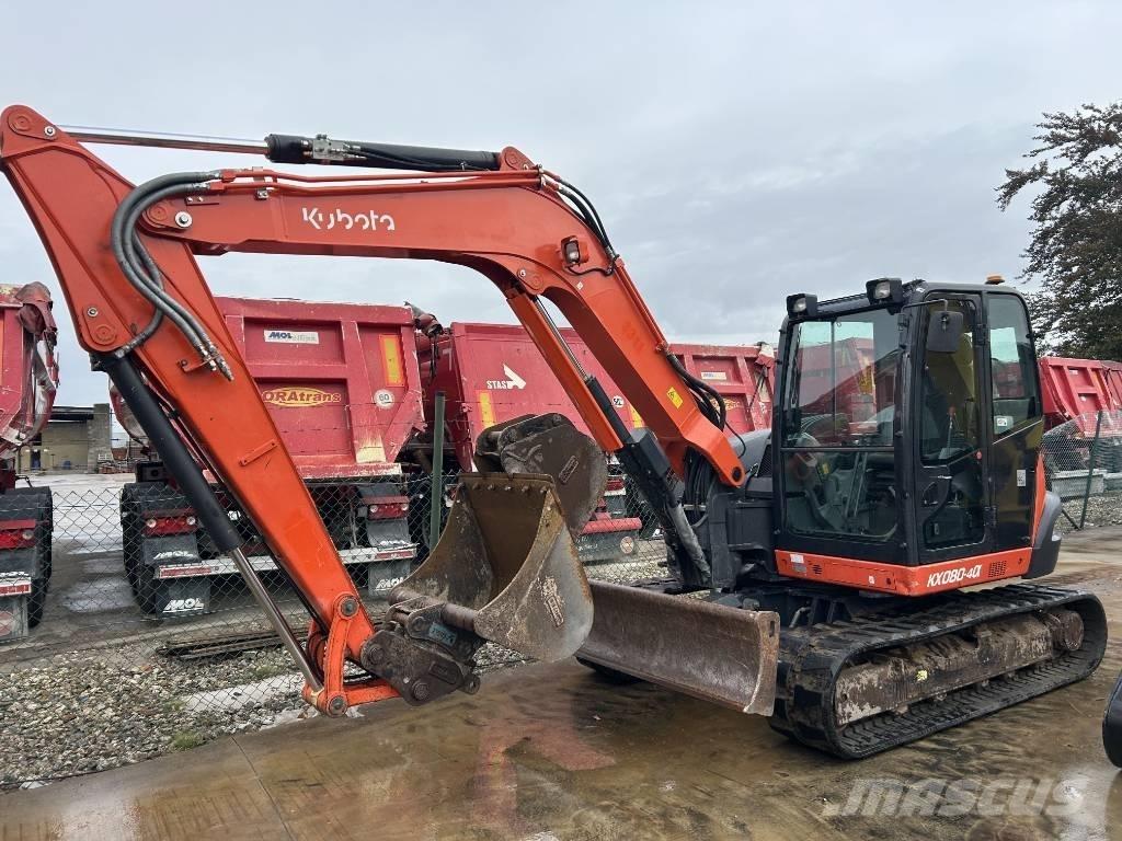 Kubota KX 080-4 Vidutinės galios ekskavatoriai 7-12 t