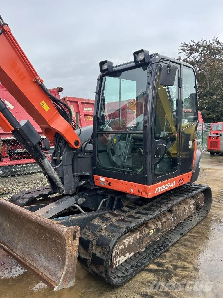Kubota KX 080-4 Vidutinės galios ekskavatoriai 7-12 t