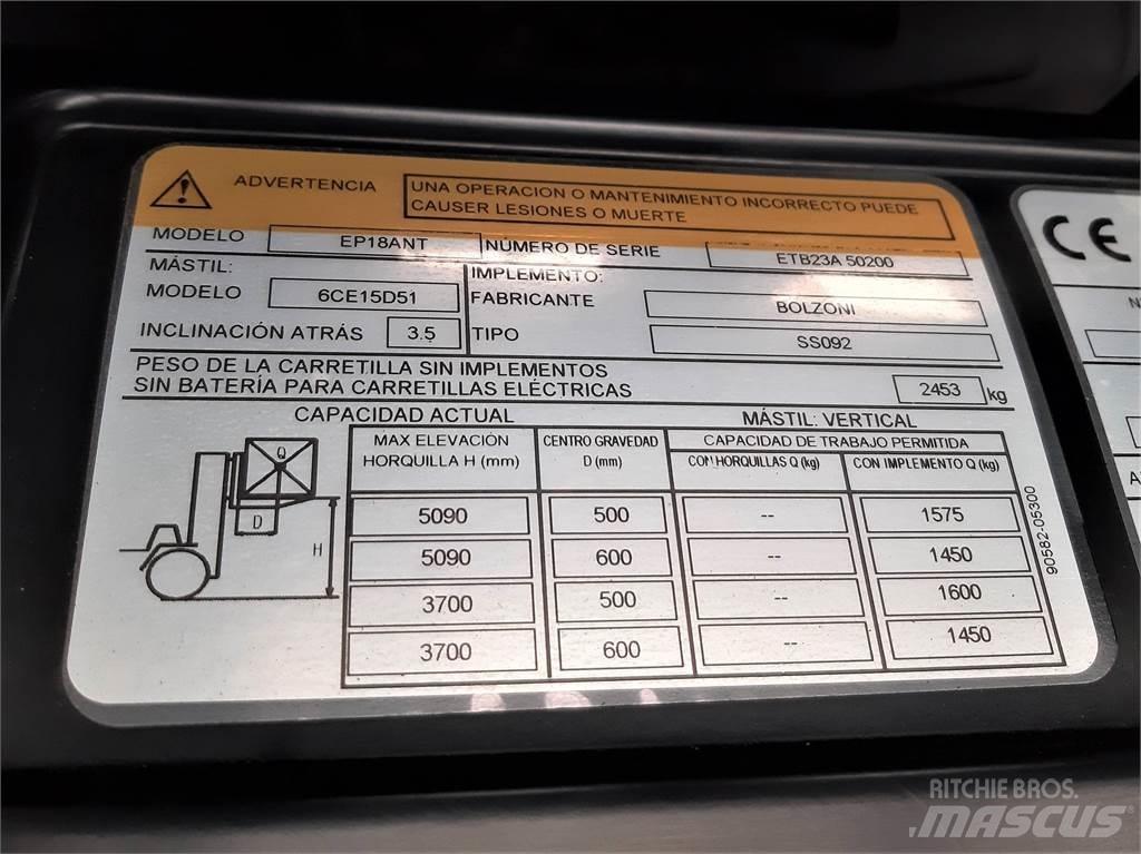 CAT EP18ANT Elektriniai šakiniai krautuvai