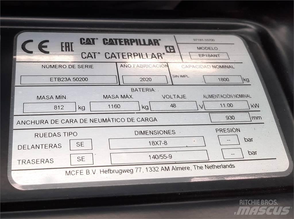 CAT EP18ANT Elektriniai šakiniai krautuvai