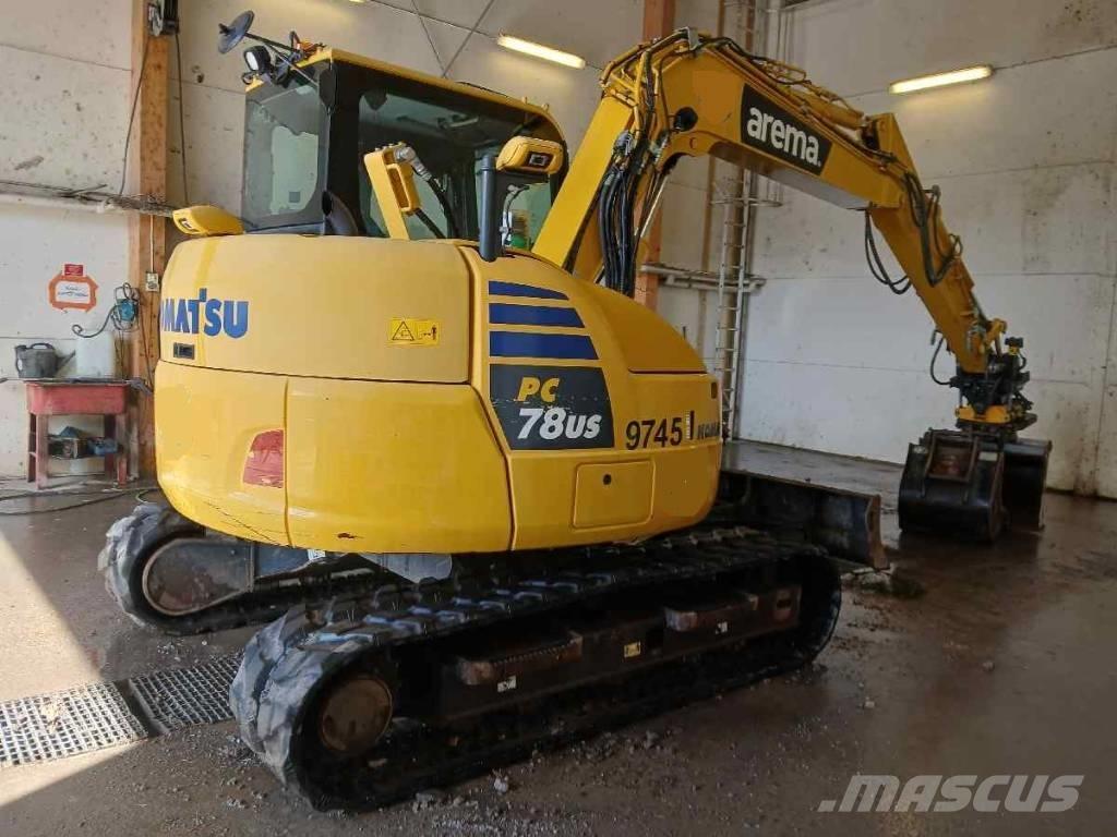 Komatsu PC78US-10 Vidutinės galios ekskavatoriai 7-12 t