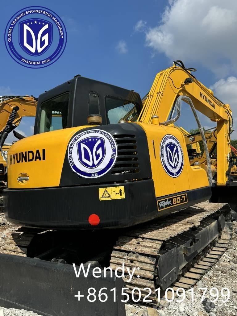Hyundai 80-7 Vikšriniai ekskavatoriai
