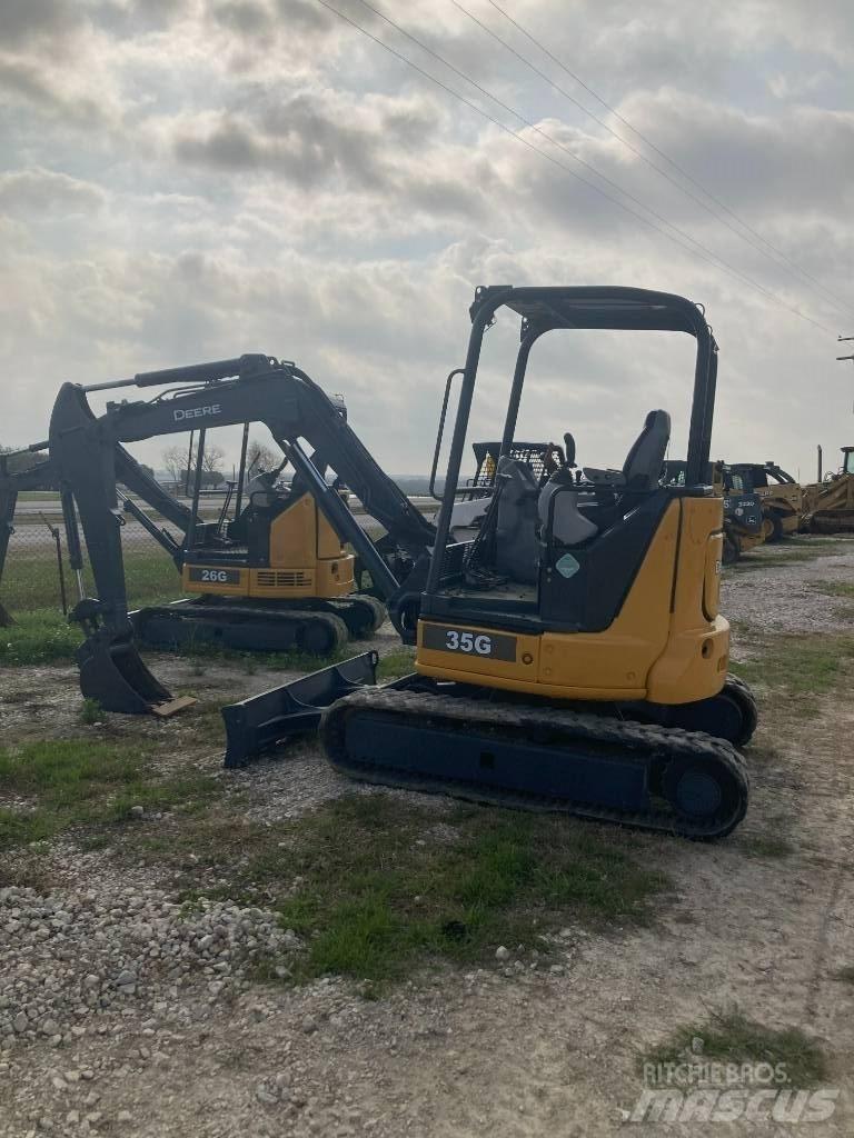 John Deere 35 G Vikšriniai ekskavatoriai