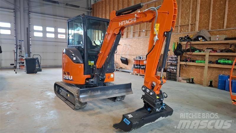 Hitachi ZX 26 U-6 Mini ekskavatoriai < 7 t