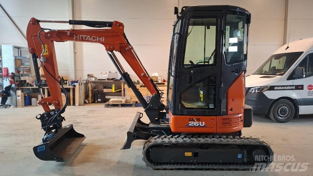 Hitachi ZX 26 U-6 Mini ekskavatoriai < 7 t