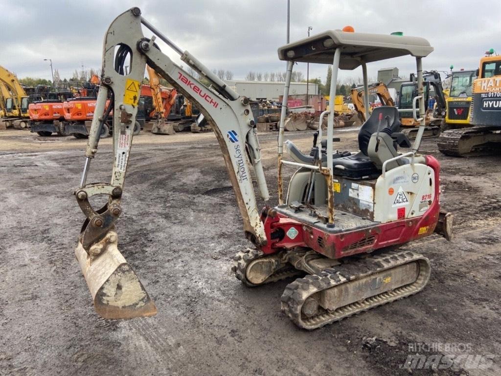 Takeuchi TB 216 Mini ekskavatoriai < 7 t