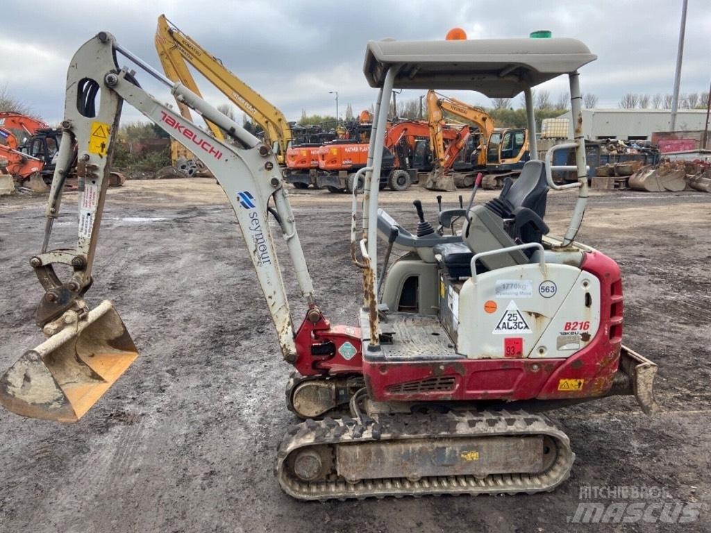 Takeuchi TB 216 Mini ekskavatoriai < 7 t