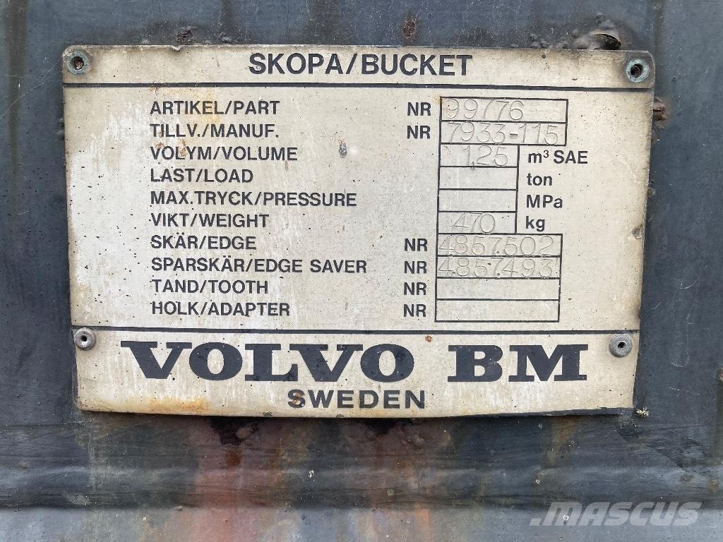 Volvo BM Skovl Naudoti ratiniai krautuvai