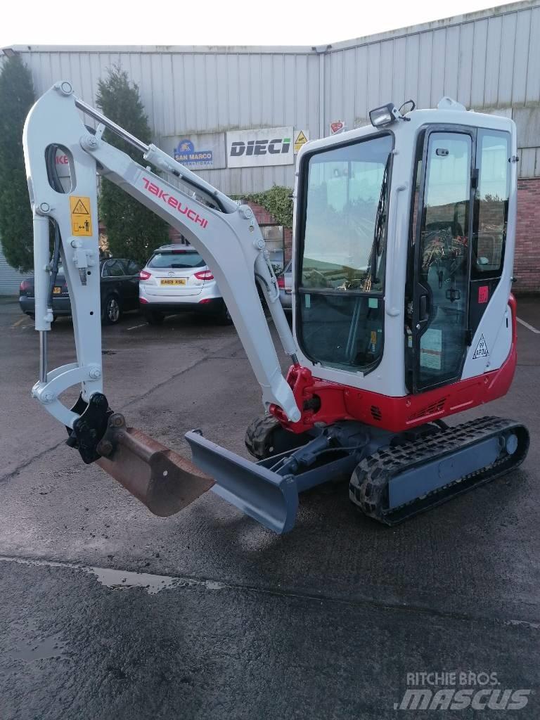 Takeuchi TB216 Mini ekskavatoriai < 7 t