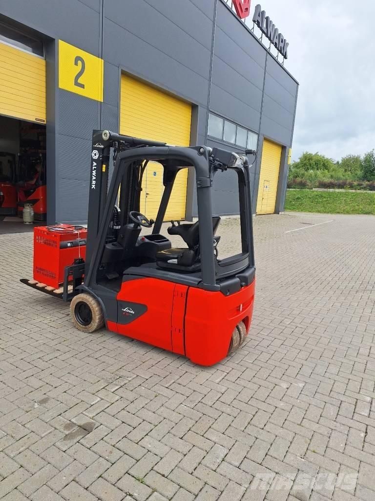 Linde E16 Elektriniai šakiniai krautuvai