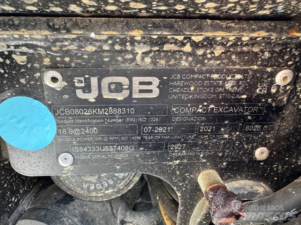JCB 8026CTS Vikšriniai ekskavatoriai