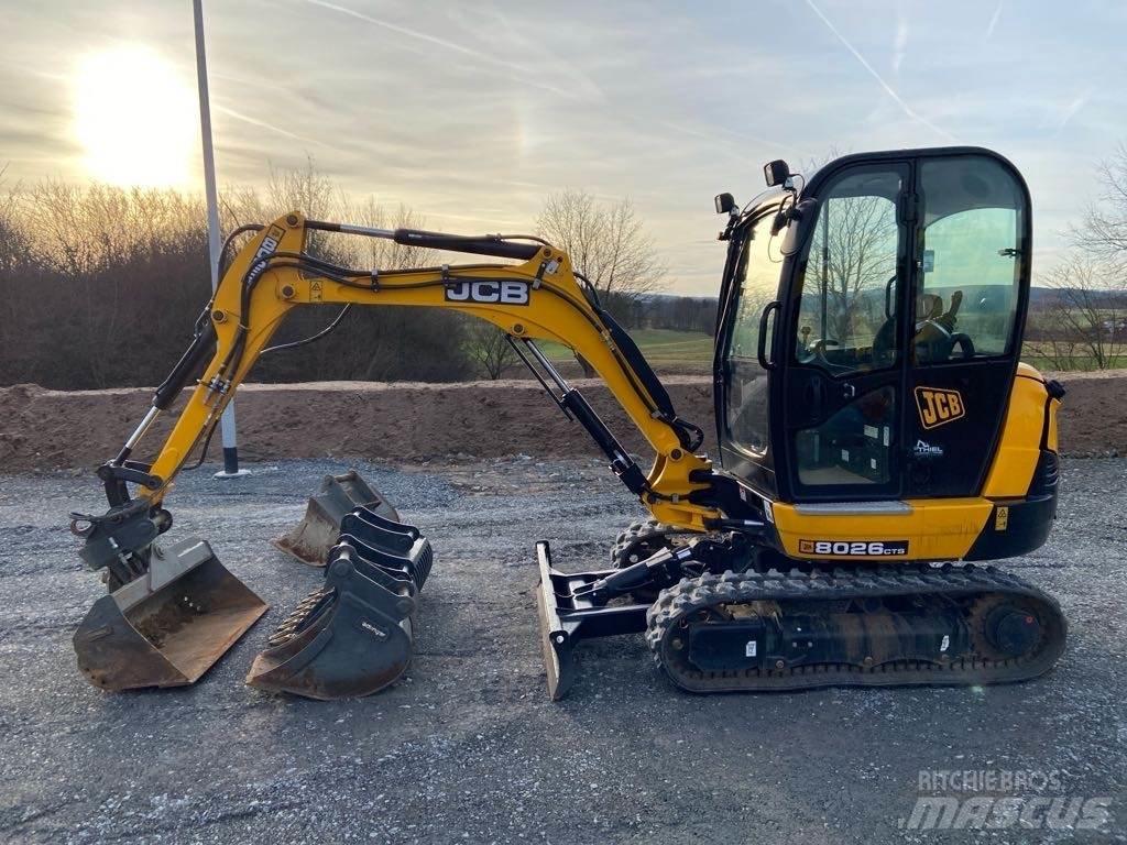 JCB 8026CTS Vikšriniai ekskavatoriai