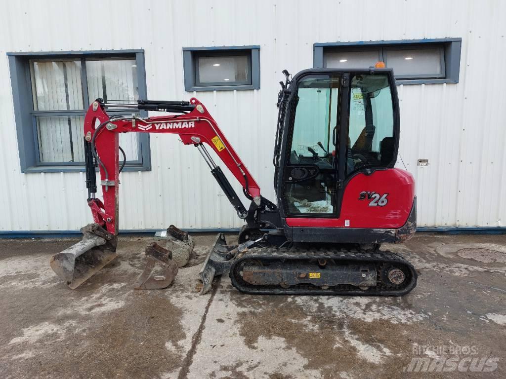 Yanmar SV26 Mini ekskavatoriai < 7 t