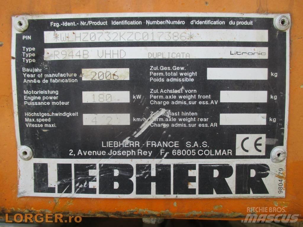 Liebherr R 944B VHHD Griovimo ekskavatoriai