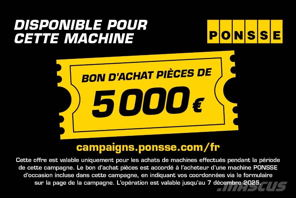 Ponsse Ergo 8W Miško technika (Harvesteriai)