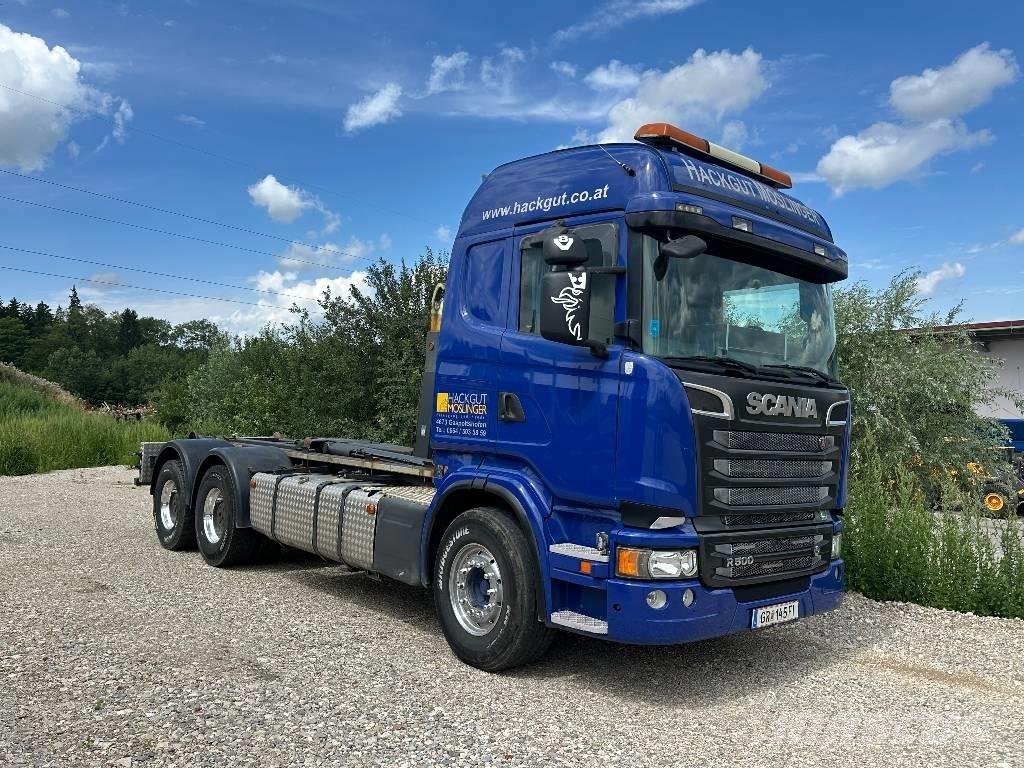 Scania R500 Sunkvežimiai su keliamuoju kabliu