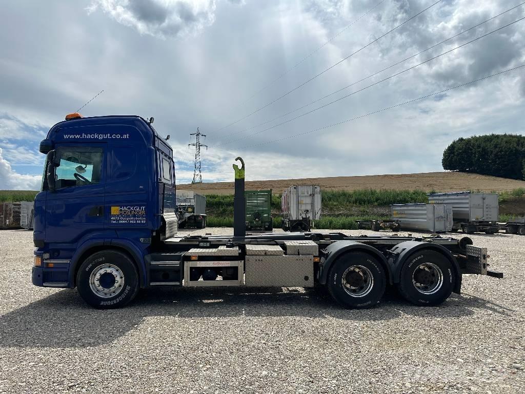Scania R500 Sunkvežimiai su keliamuoju kabliu