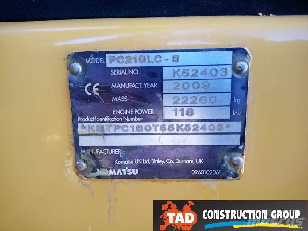 Komatsu PC210LC-8 Vikšriniai ekskavatoriai