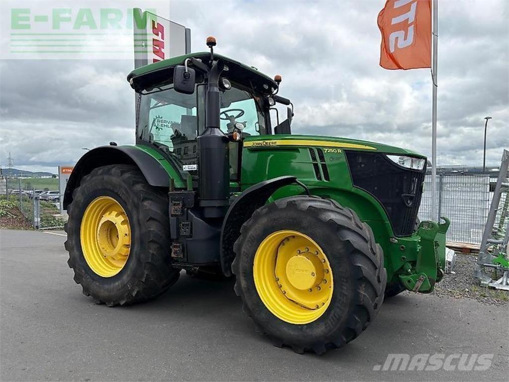 John Deere 7250 r Traktoriai