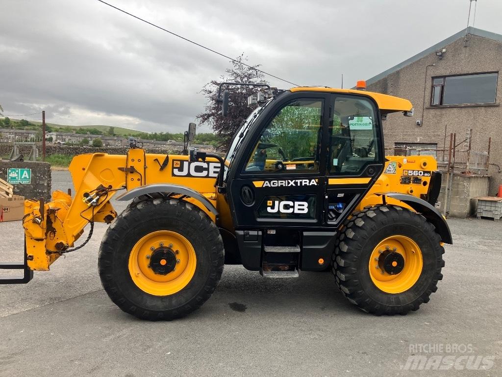 JCB 560-80 Agri Xtra Teleskopiniai krautuvai žemės ūkiui