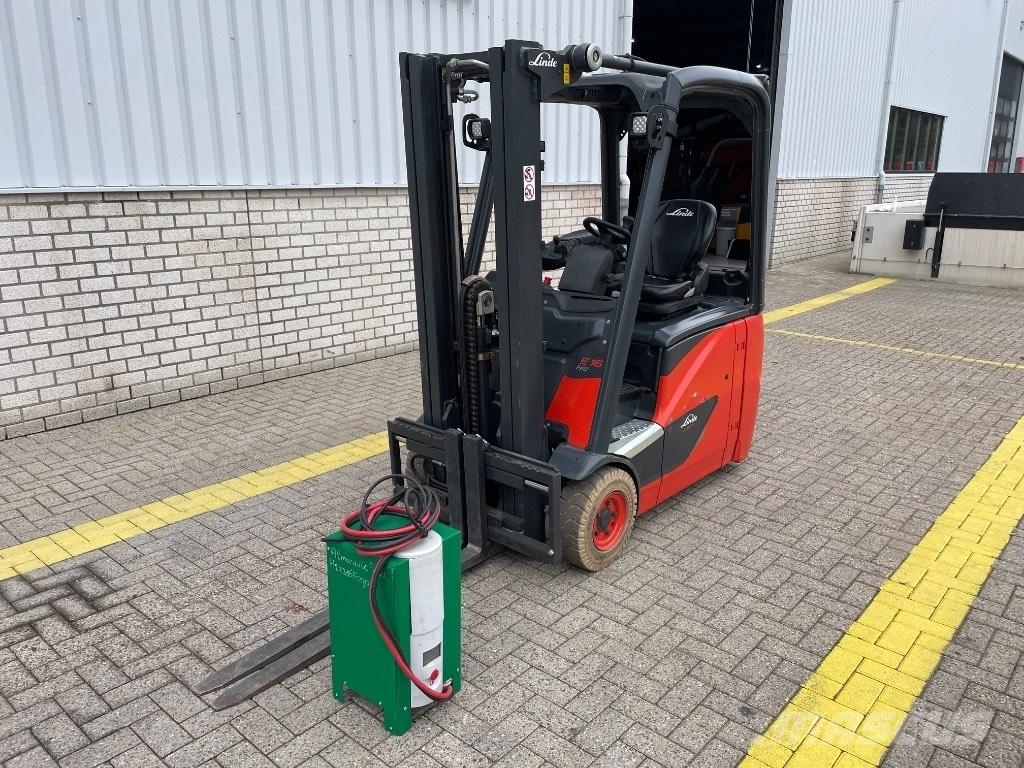 Linde E 16 H-02 Elektriniai šakiniai krautuvai