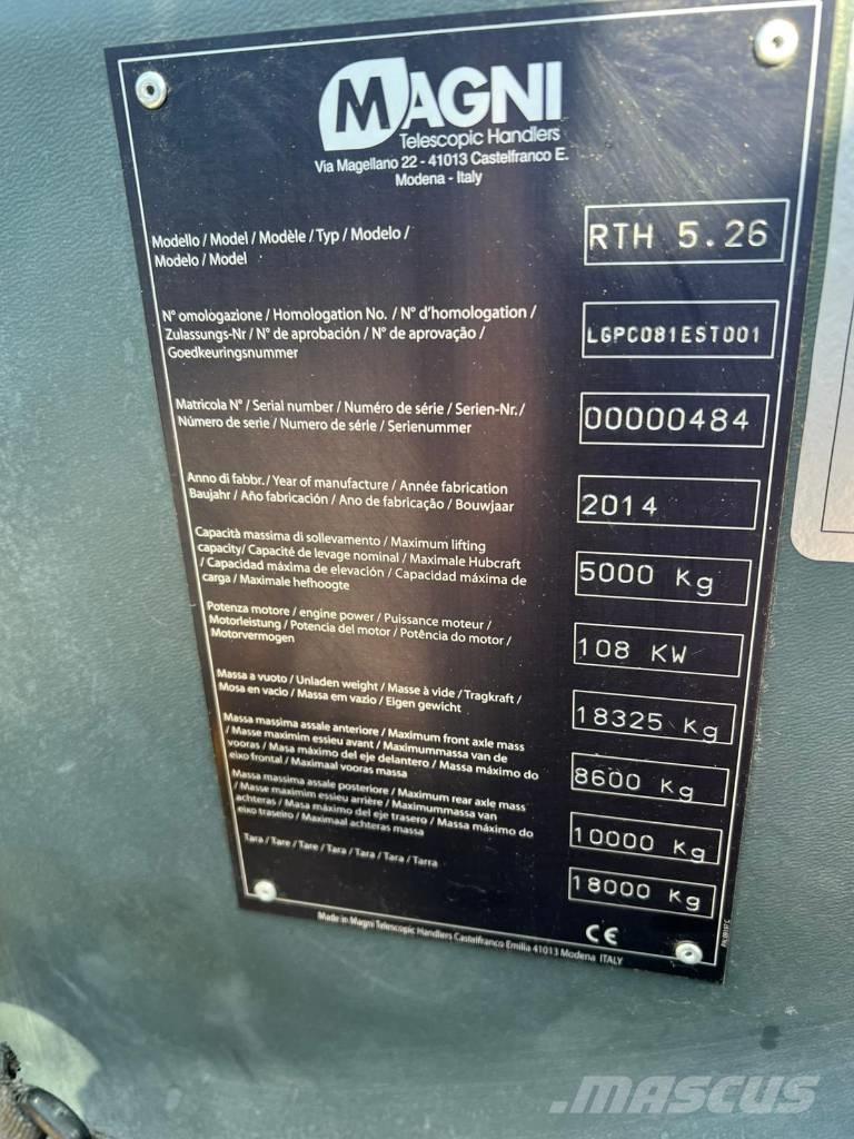 Magni RTH 5.26 Teleskopiniai krautuvai