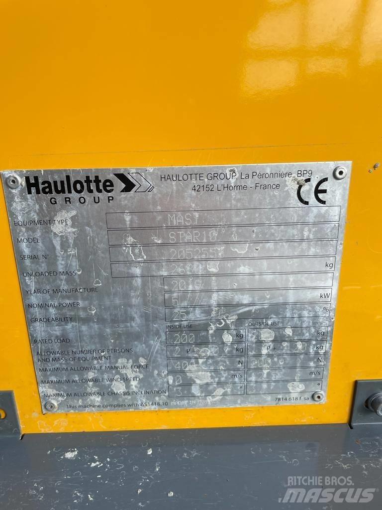 Haulotte Star 10 Vertikalūs stiebiniai keltuvai