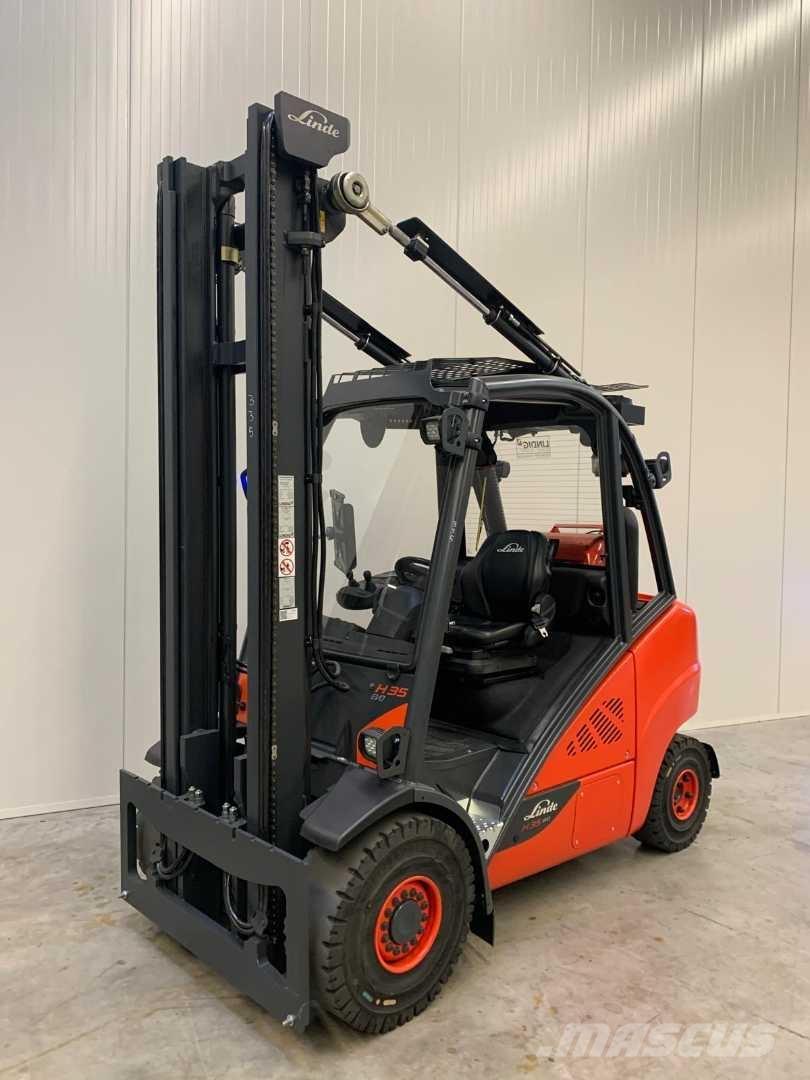 Linde H35T LPG (dujiniai) krautuvai