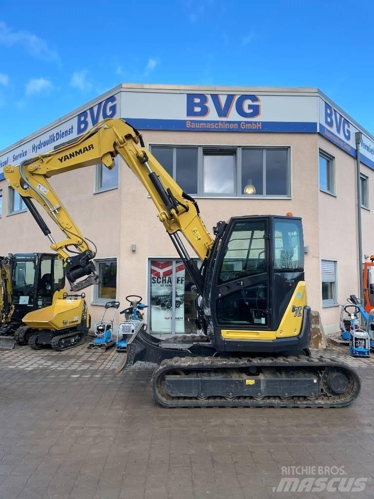 Yanmar B7 Vidutinės galios ekskavatoriai 7-12 t