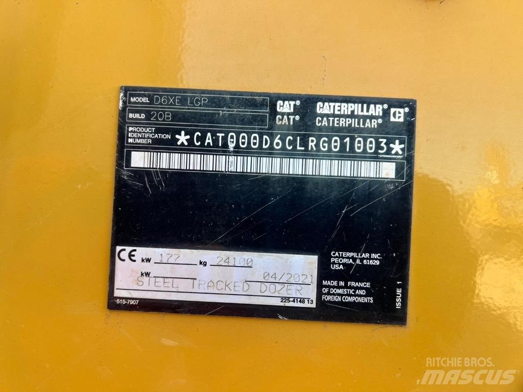 CAT D6XE Vikšriniai buldozeriai