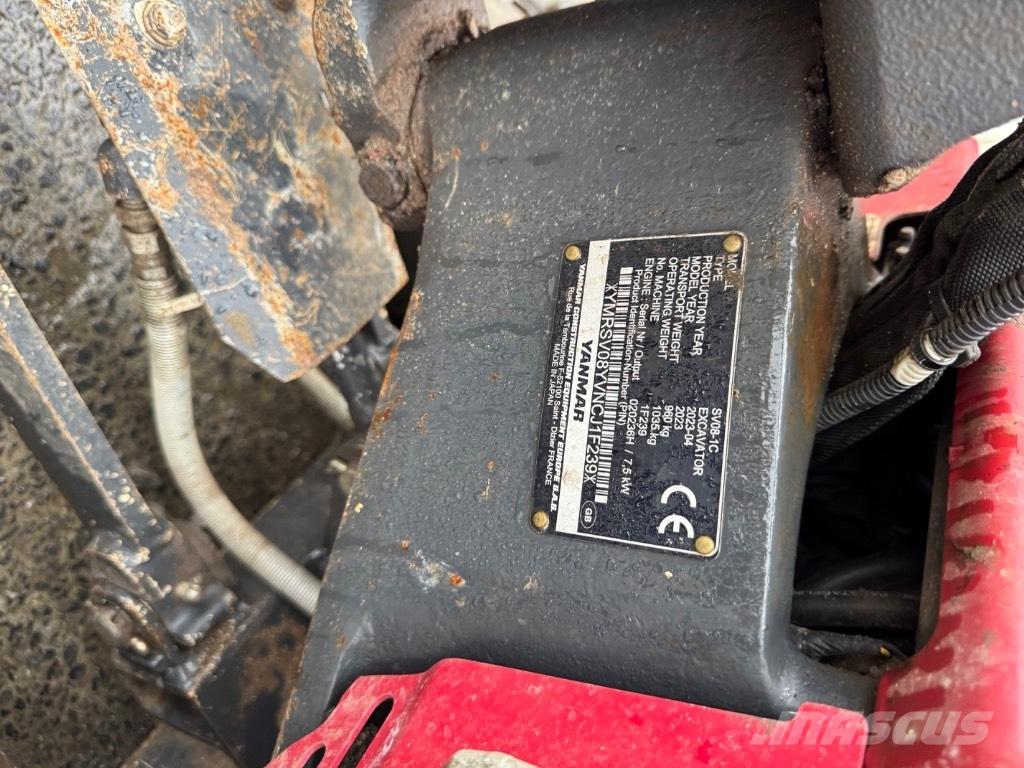 Yanmar SV08 (1F239) Mini ekskavatoriai < 7 t