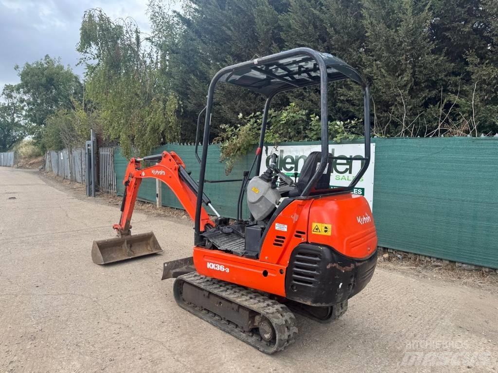 Kubota KX 36-3 Mini ekskavatoriai < 7 t