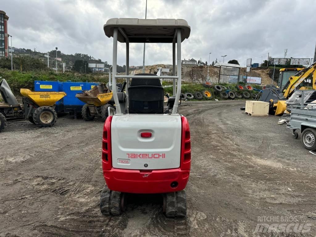 Takeuchi TB 216 Mini ekskavatoriai < 7 t