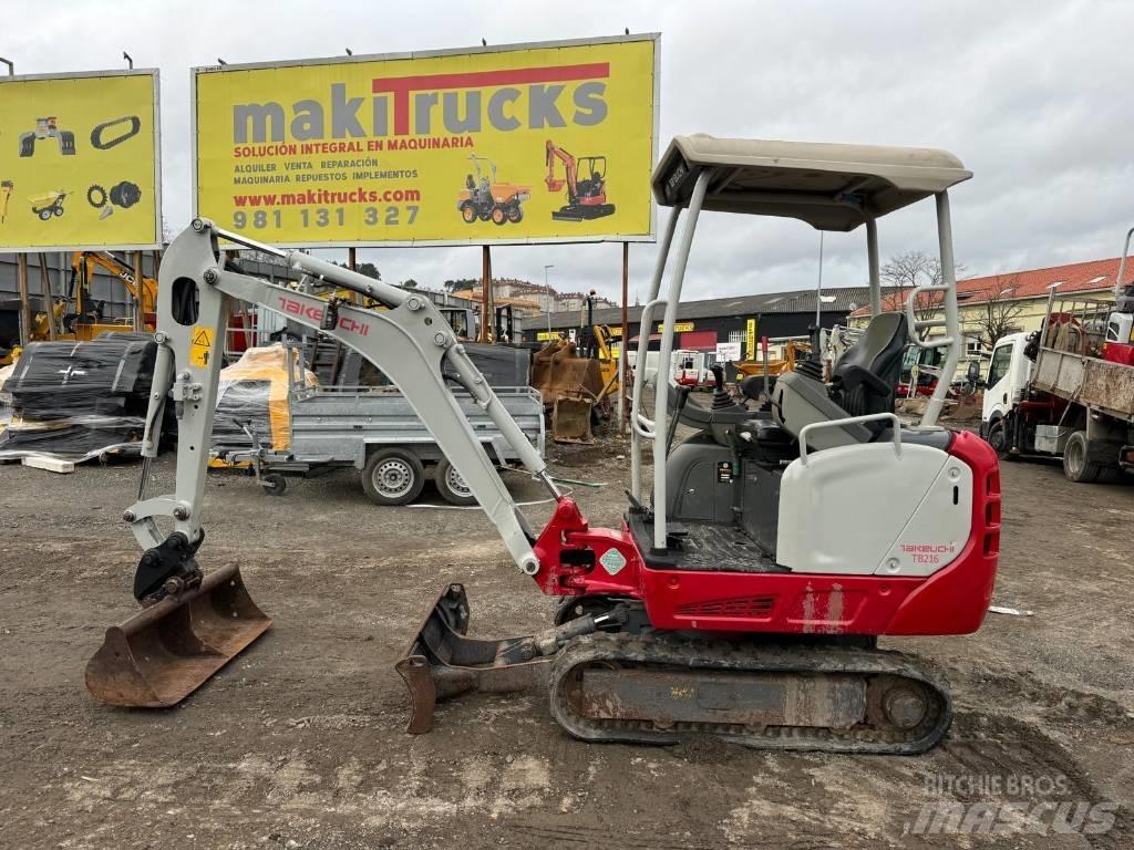 Takeuchi TB 216 Mini ekskavatoriai < 7 t