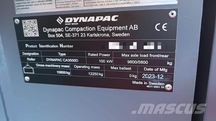 Dynapac CA3500D Kiti volai