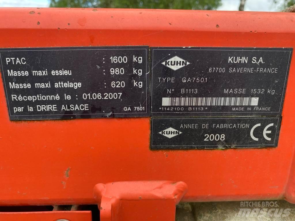 Kuhn GA 7501 Pradalges formuojantys padargai