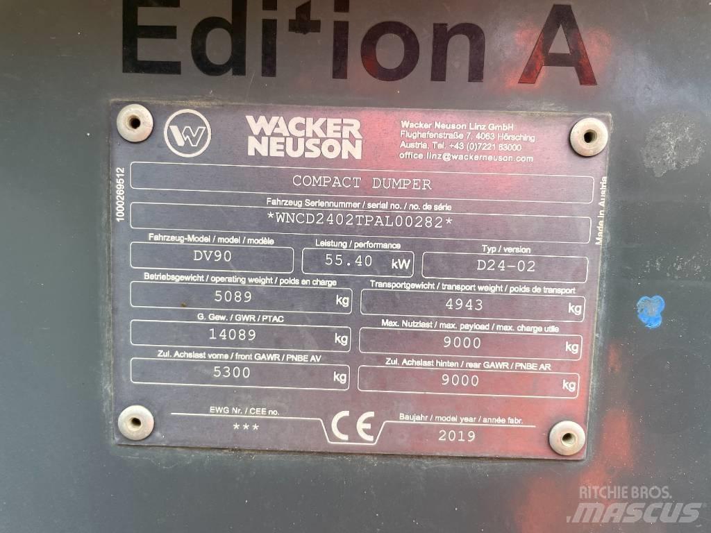 Wacker Neuson DV 90 Statybiniai savivarčiai sunkvežimiai