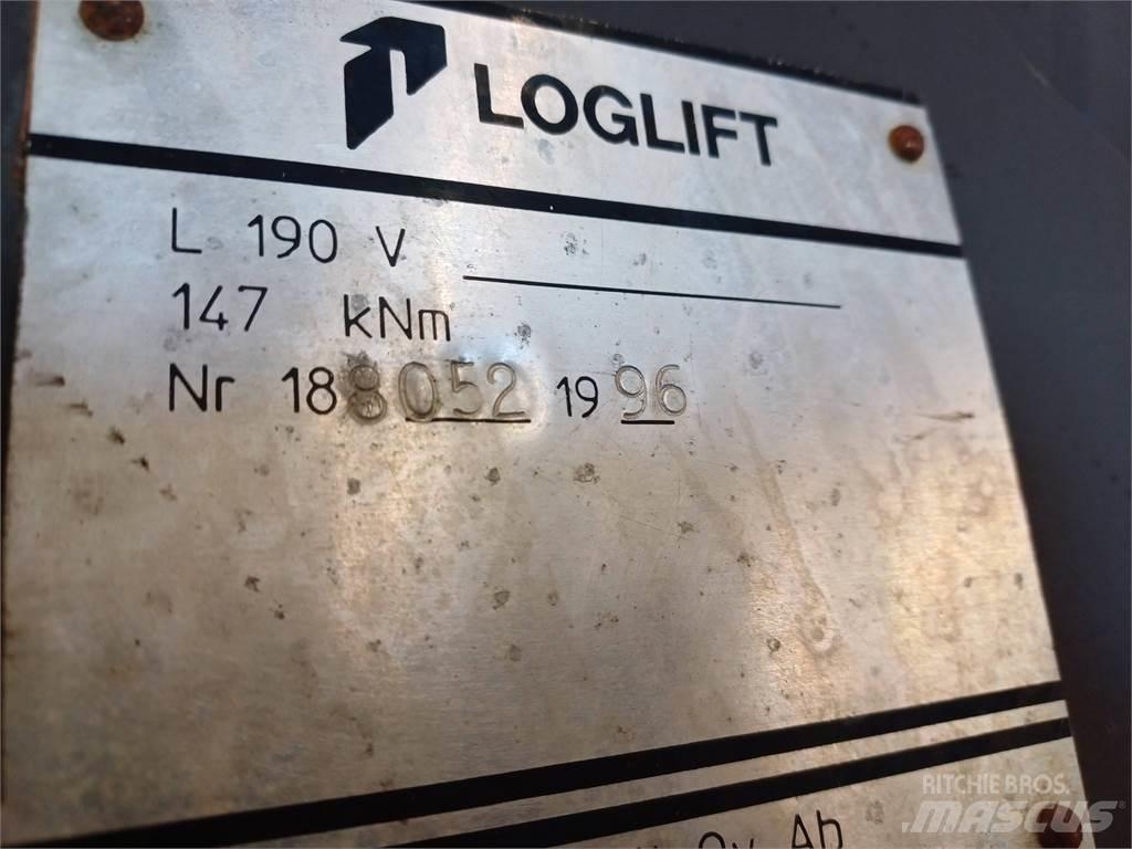 Loglift 190v Medžių kirtimo mašinų kranai