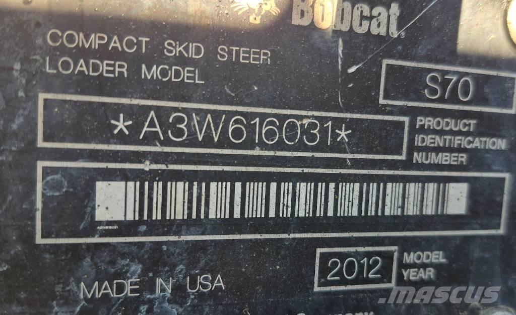 Bobcat S 70 Krautuvai su šoniniu pasukimu