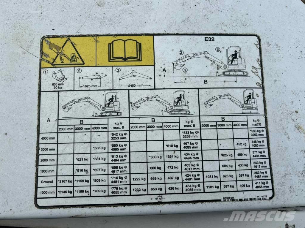Bobcat E 32 Mini ekskavatoriai < 7 t