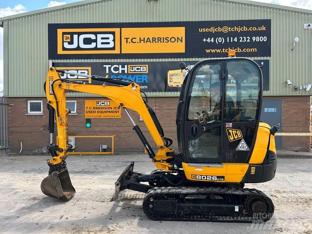 JCB 8026 CTS Mini ekskavatoriai < 7 t