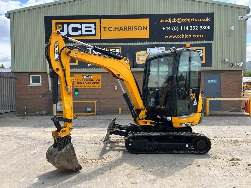 JCB 8026 CTS Mini ekskavatoriai < 7 t
