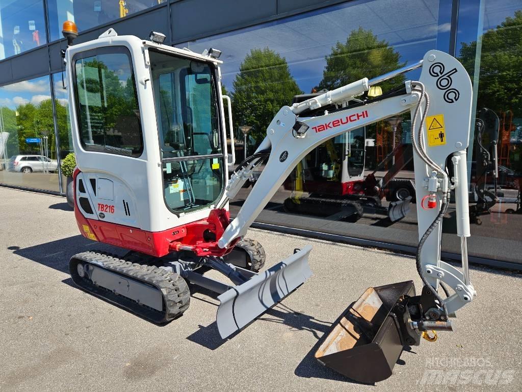 Takeuchi tb216 Mini ekskavatoriai < 7 t