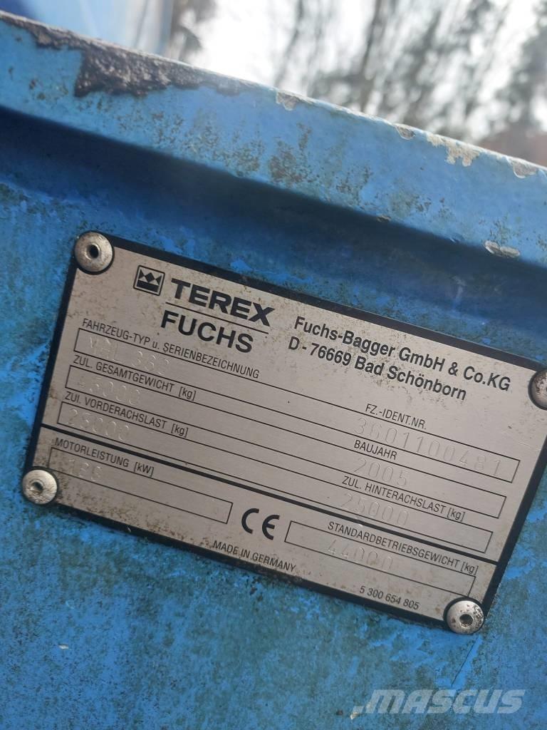 Terex Fuchs MHL 360 Griovimo ekskavatoriai