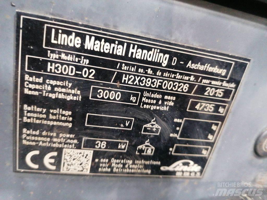 Linde H30D-02 Dyzeliniai krautuvai