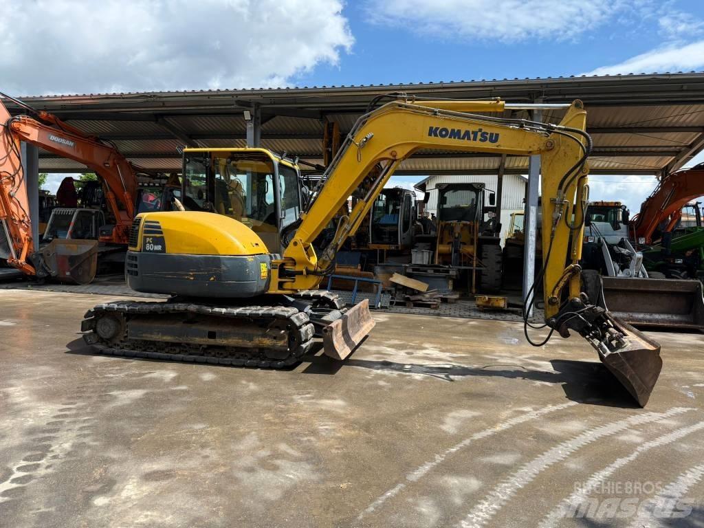 Komatsu PC 80 MR-3 Vidutinės galios ekskavatoriai 7-12 t