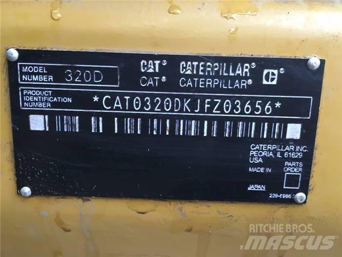 CAT 320 D Vikšriniai ekskavatoriai