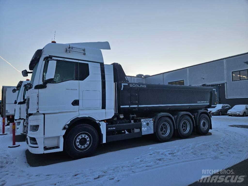 MAN TGX 35.510 8x4-4 Savivarčių priekabų vilkikai